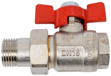 Кран шаровый Icma резьбовой (BP/HP) 87347AD11 Ду 15 (1/2)
