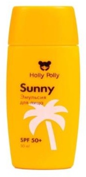 HOLLY POLLY эмульсия Эмульсия солнцезащитная для лица Sunny SPF50+ для лица 50 мл, фото 3