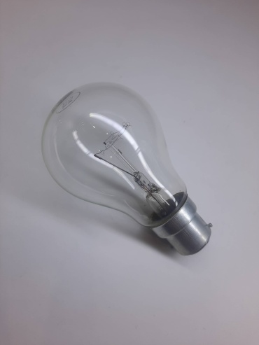 Лампочка 60W штырьковый, накаливания, желтый