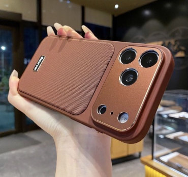 Чехол NURCASE для Apple iPhone 17 Pro коричневый