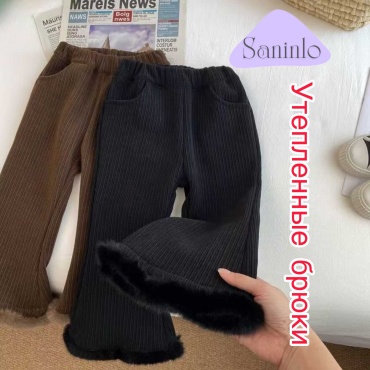 Утепленные брюки Saninlo черный