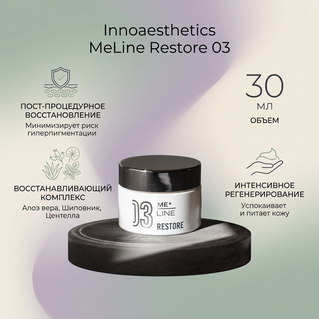 Innoaesthetics крем MeLine Restore 03 cream для лица 30 мл