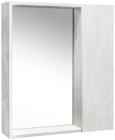 Шкаф зеркальный навесной Viant VBER60C-ZSH, 60x13.6x70 см, белый