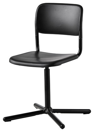 Стул IKEA SMÄLLEN, 85x65x65 см, черный 1 шт.