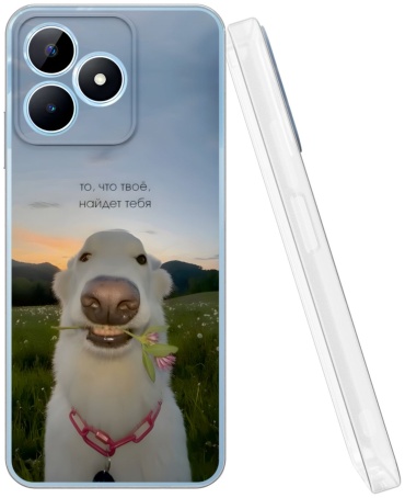 Чехол Mcover для Realme Realme Note 50, C51, C53 рисунок
