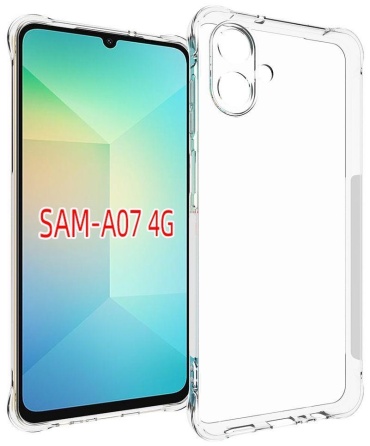 Чехол для Samsung Galaxy A07 прозрачный