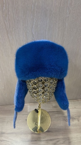Ушанка SemiFur размер 56, 57, 58, 59, синий