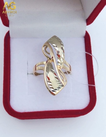 Кольцо ABYROI GOLD 0036 размер 18 вес 1.71 г золото, без вставок
