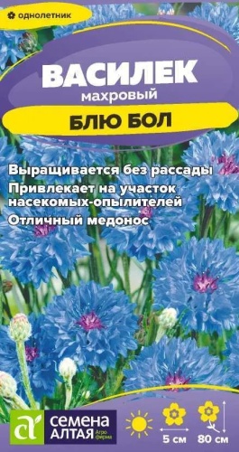 Семена Алтая василек Блю Бол
