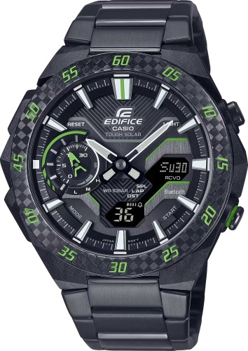Кварцевые CASIO Часы наручные Casio Edifice Windflow нержавеющая сталь, карбон