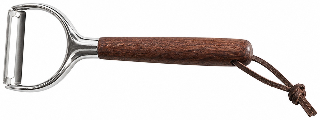 Овощечистка Woodcraft PVL нержавеющая сталь, дерево, коричневый