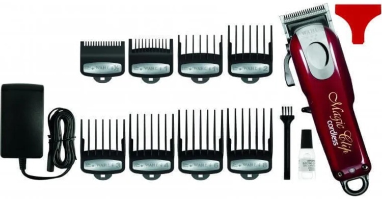 Wahl машинка для стрижки Magic Clip Cordless 5Stars 8148-2316H бордовый