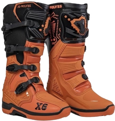 JG WOLVES X6 оранжевый, черный RU 37