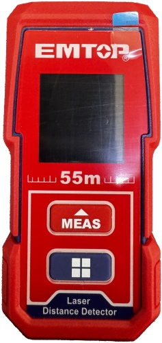 Лазерный дальномер EMTOP ELDD05015, дальность до 55 м