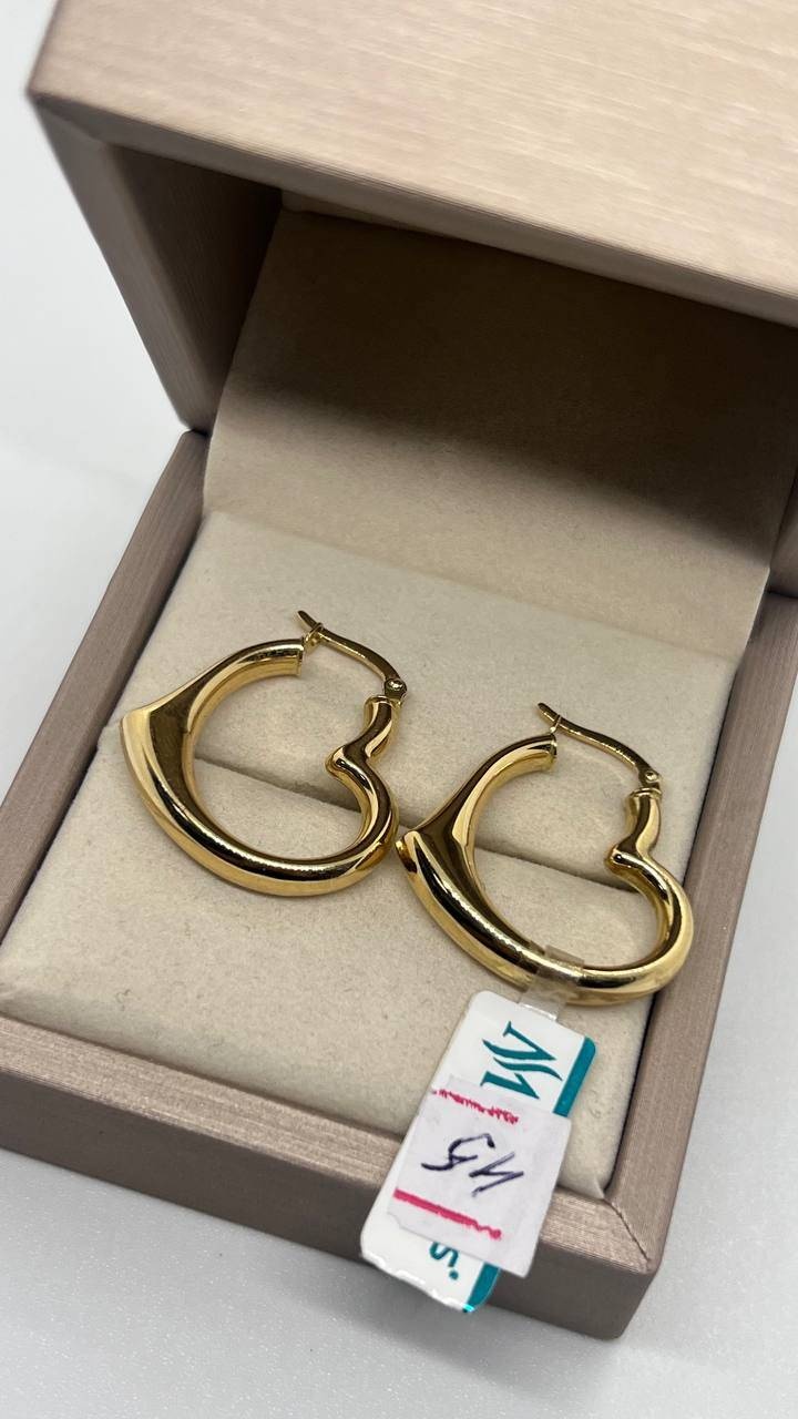 Серьги MANILAS GOLD 36per вес 2.7 г золото, без вставок