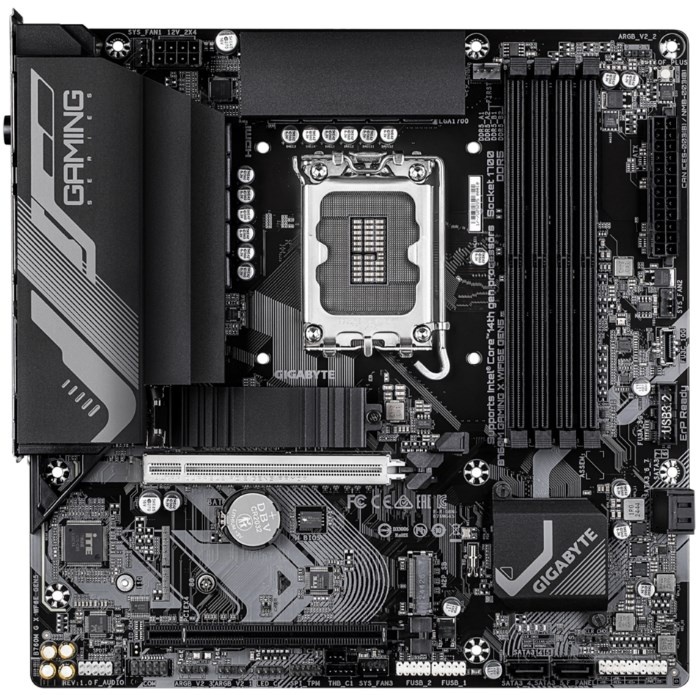 Материнская плата GIGABYTE B760M GAMING X WIFI6E GEN5 (REV1.0)