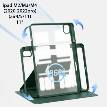 Чехол для Apple iPad Pro 11 (2020), iPad Pro 11 (2022), iPad Pro 11 (2021) 11 дюйм зеленый