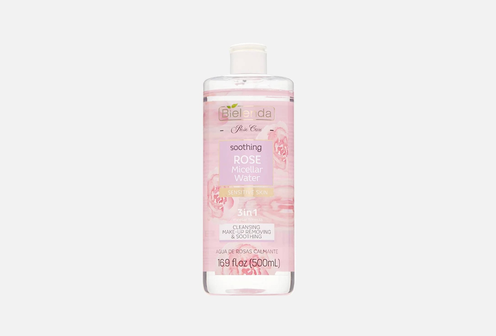 Bielenda Мицеллярная розовая вода 3 в 1 - ROSE CARE мицеллярная вода 500 мл
