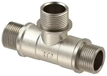 Тройник, наружная/наружная/наружная резьба 1/2&quot, RTP