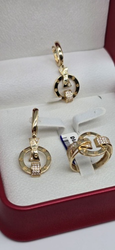 Tomarani collection TMR-SET-229 вес 9.93 г золото, фианит