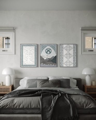 Репродукция Бейбіт таң 60x90 см