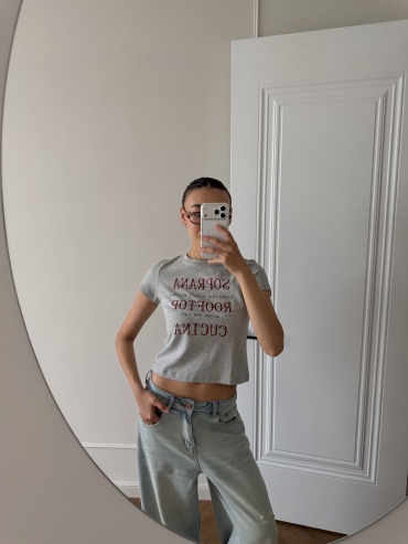 Футболка CHIC серый