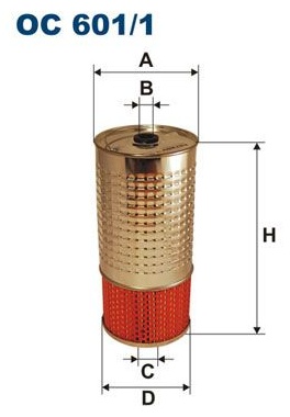 FILTRON Фильтр Масляный Двигателя OC6011