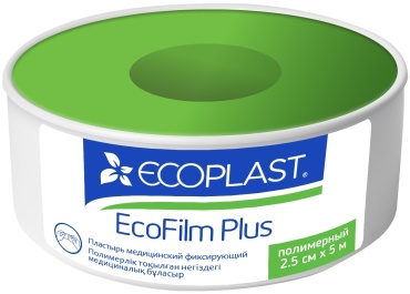 Пластырь EcoFilm Plus 2,5см*5м 1 шт не стерильно