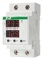 F&F реле контроля напряжения CP-721-P AC 450 В 63 А, кол-во фаз : 2