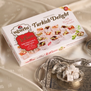 Ugurlu лукум с фисташками и фундуком 350 г