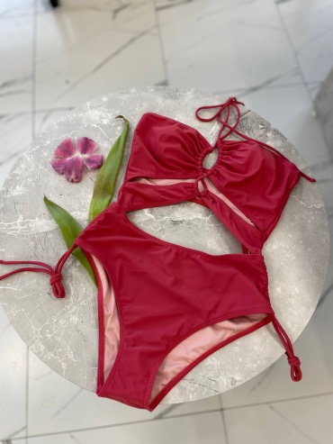 Купальник слитный Shantal Lingerie бордовый