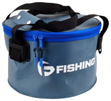 Ведро F-Fishing FFBWEVA30 серый