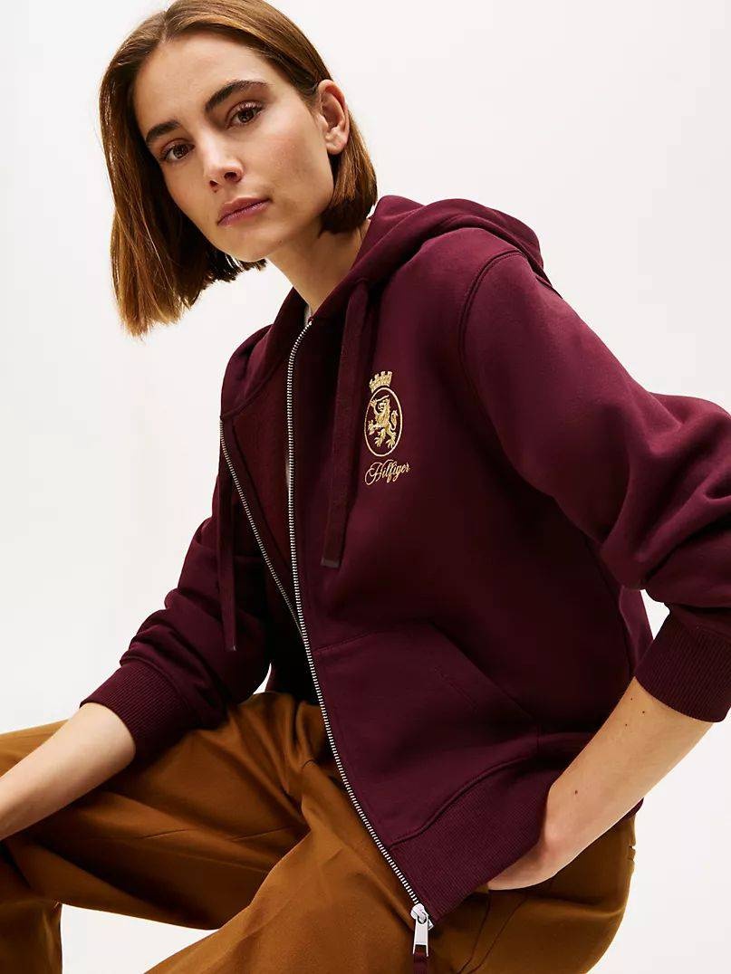 Худи Tommy Hilfiger бордовый