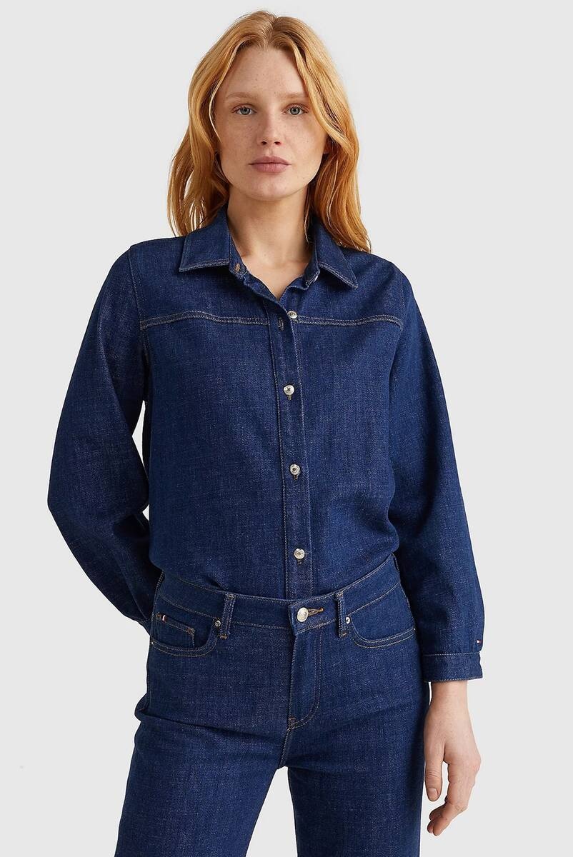 Рубашка Tommy Hilfiger синий