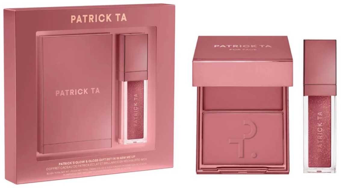 PATRICK TA Patrick’s Glow & Gloss Gift Set Warm Me Up набор декоративной косметики для женщин