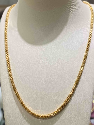 DN Jewelry 5690 длина 50 см, вес 4.8 г золото, плетение лисий хвост