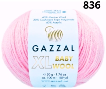 Gazzal baby wool XL 836