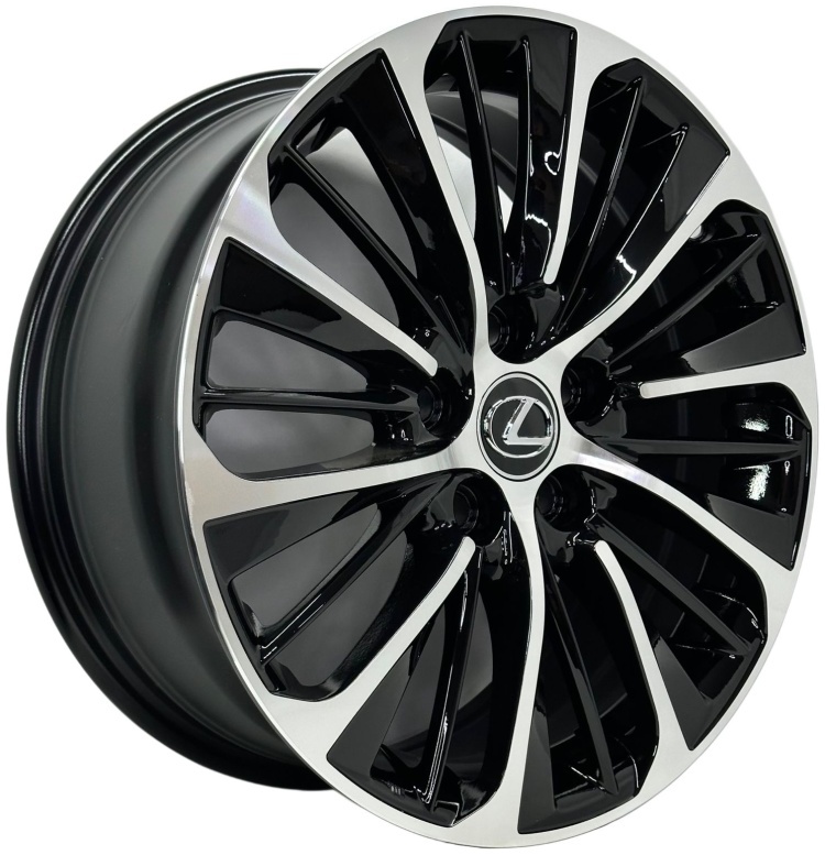 Top Grade 5372 7x17/5x114.3 D60.1 ET40 4 диска черный, серебристый