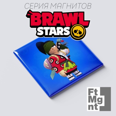 FtMgnt магнит-сувенир Brawl stars 22 1 шт