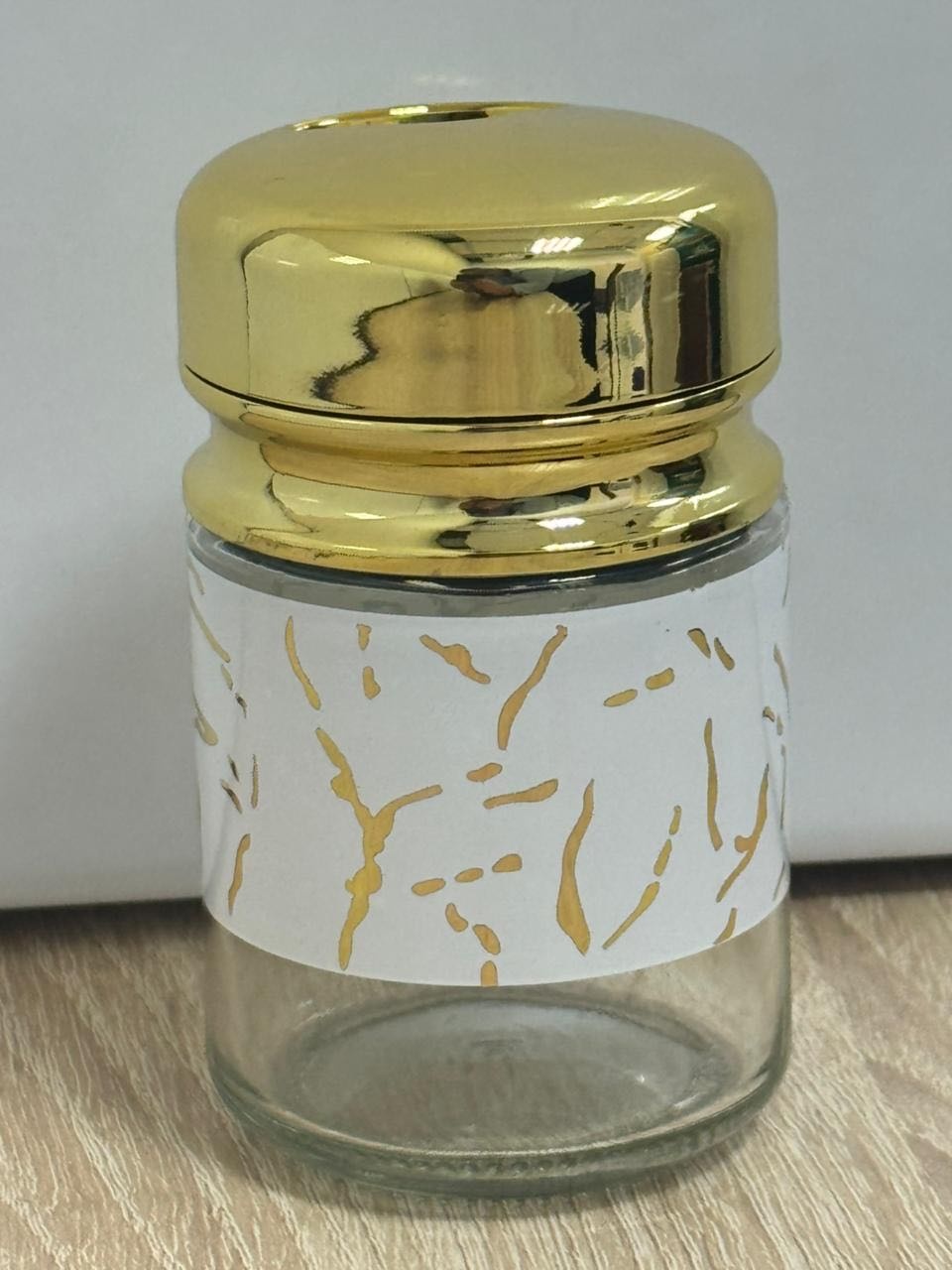 Солонка Marble Gold, пластик, стекло