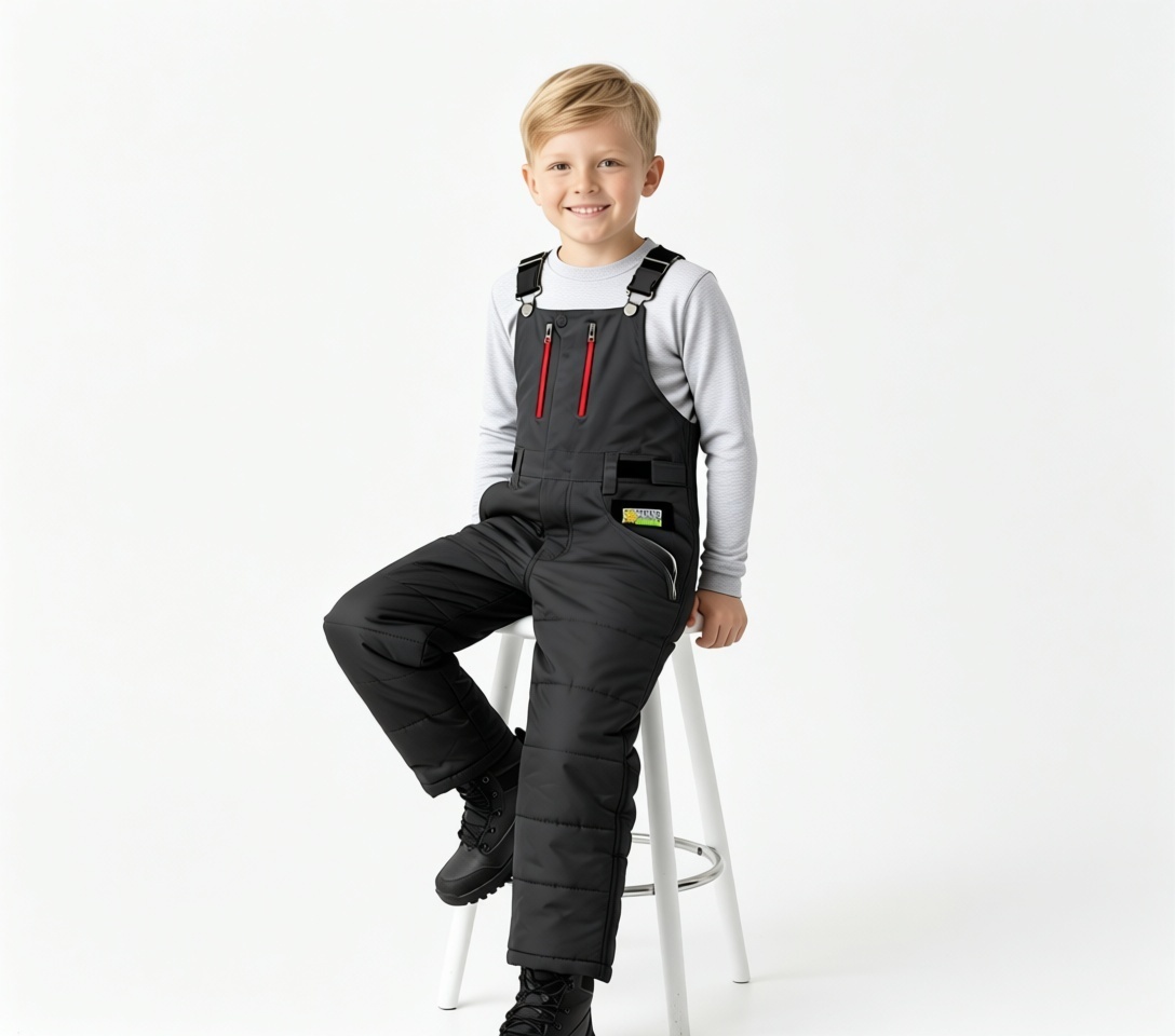 Утепленный комбинезон VALLE KIDS серый
