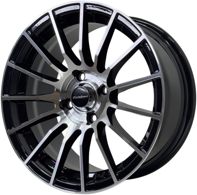 Top Grade 9033WW 7x15/4x100 D67.1 ET35 4 диска черный, хром