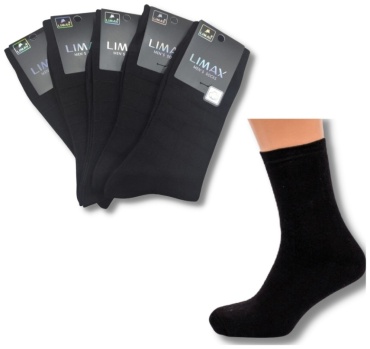 Носки LIMAX 5 пар черный 39-41