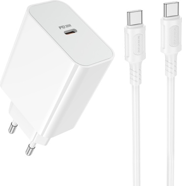 Borofone BA107A USB Type-C 30 Вт белый