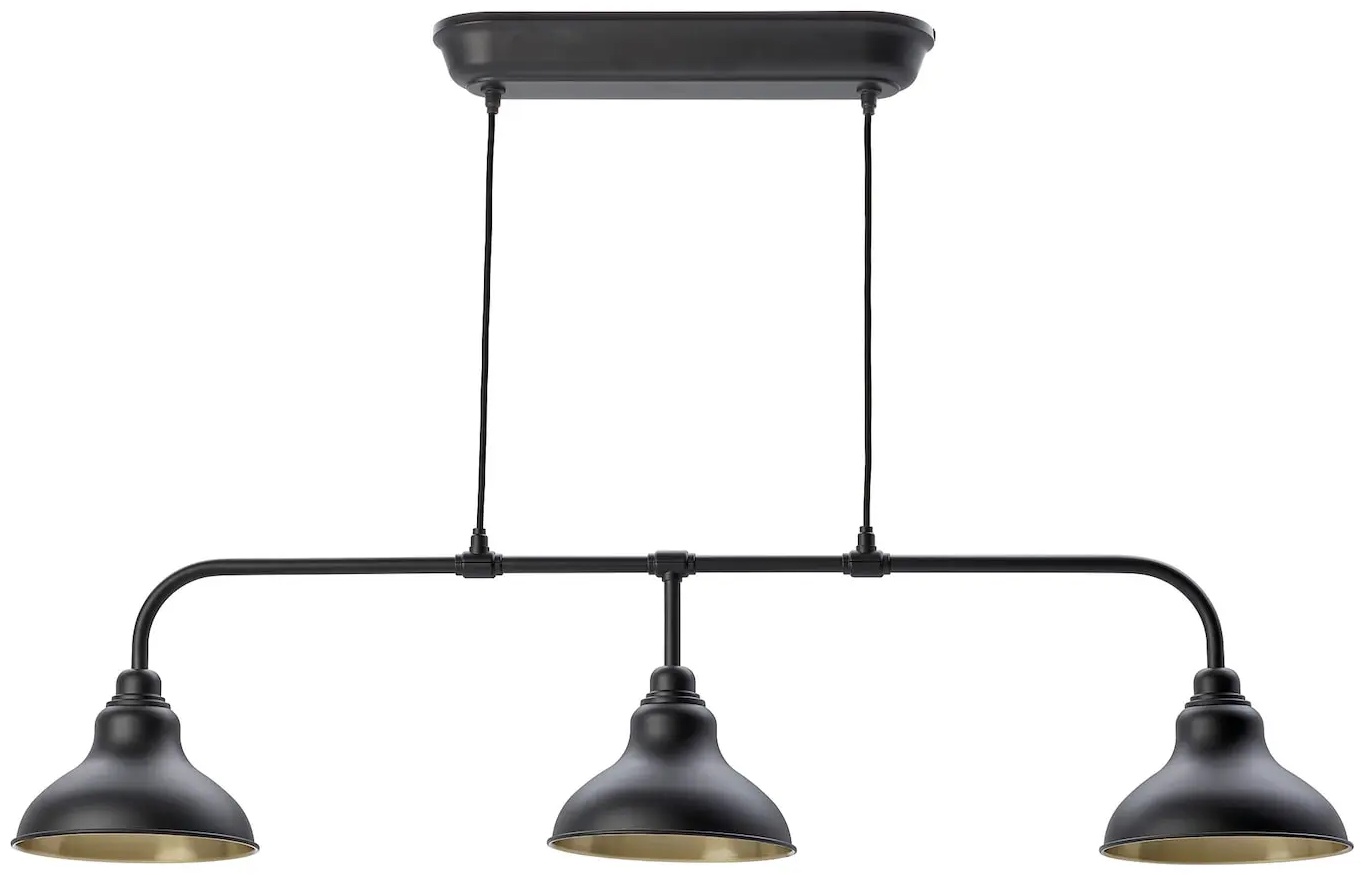 Светильник потолочный IKEA E27 черный