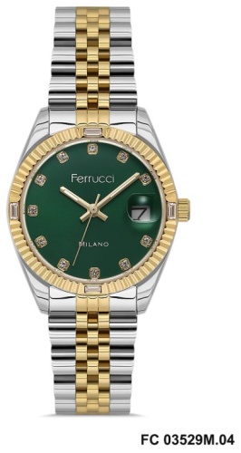 Кварцевые Ferrucci 3529-04-RM нержавеющая сталь