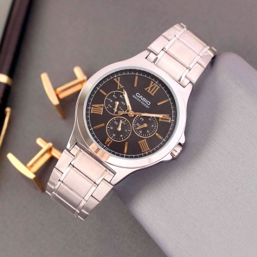 Кварцевые CASIO MTP-V300D-1A2UDF нержавеющая сталь