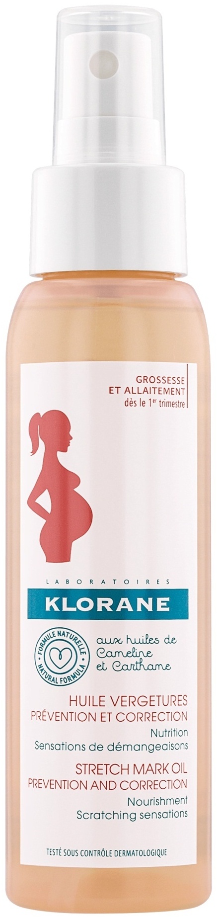 KLORANE Stretch Mark для профилактики и коррекции растяжек масло 100 мл