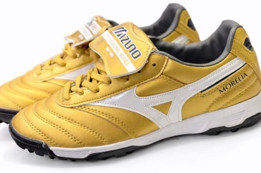 Сороконожки Mizuno золотистый