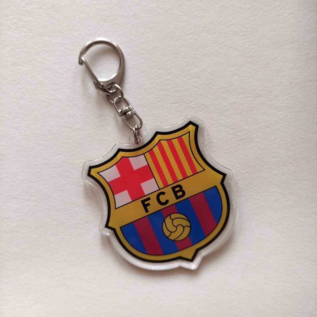 Брелок Барселона Barcelona пластик 1 шт